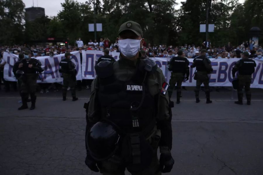 Serbien Proteste Demonstrationen