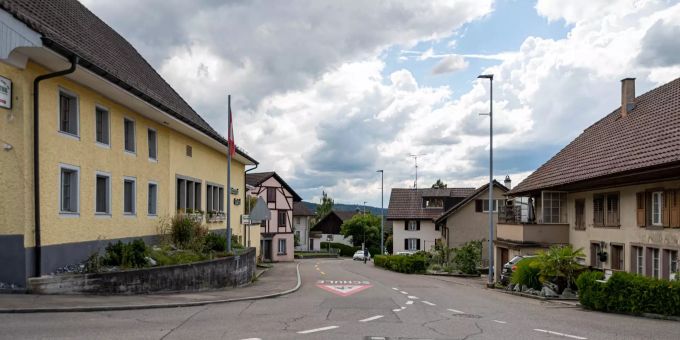 Das Dorfzentrum der Gemeinde Hägglingen. Das Dorfzentrum der Gemeinde Hägglingen.