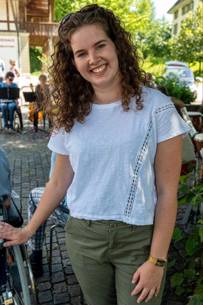 Celina Bos leitet die Musikgruppe der Stiftung Wohnhaus Belpberg