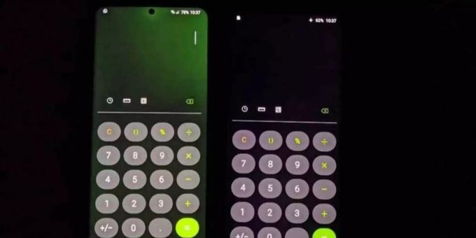 Fehler - Samsung Galaxy S20 Ultra: Grünlicher Schleier über Bildschirm