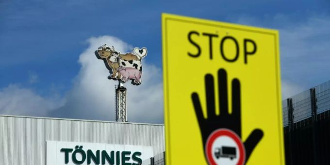 Der Tönnies-Konzern in Rheda-Wiedenbrück (D). Tönnis Fleischkonzern