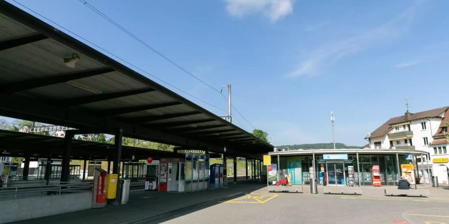 Der Bahnhof in Turgi.