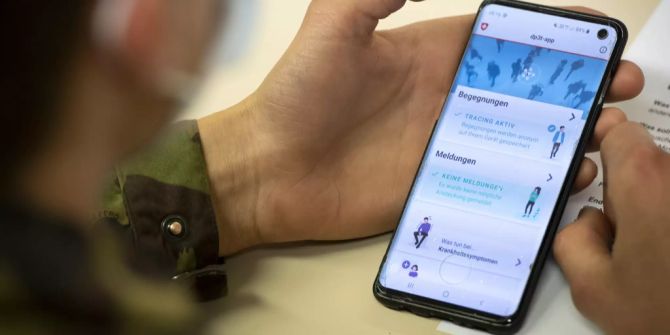 contact tracing app schweiz