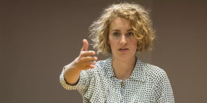 Flavia Kleiner, Co-Präsidentin von Operation Libero, bei einer Veranstaltung im Jahr 2016. Operation libero