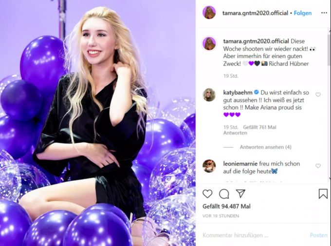 Tamara beim «GNTM»-Nacktshooting. «GNTM»