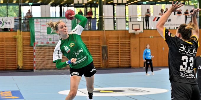 Die zehnfache Torschützin Malin Altherr. LC Brühl