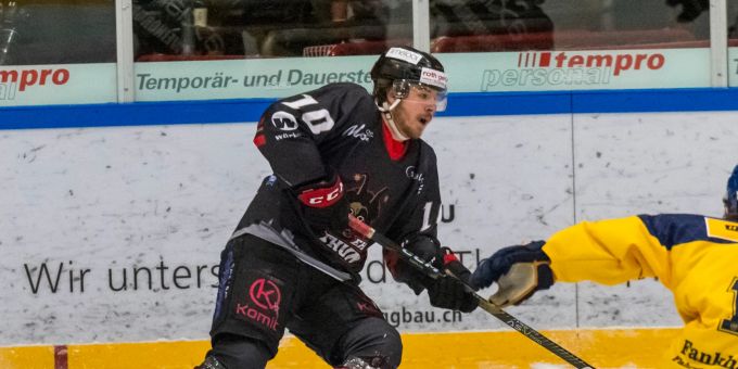 Der EHC Thun bestritt das erste Heimspiel im Playoff-Halbfinal. EHC Thun Luc Schweingruber