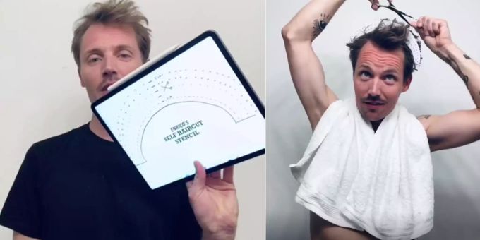 Star-Coiffeur zeigt - So schneiden Sie sich in Quarantäne die Haare