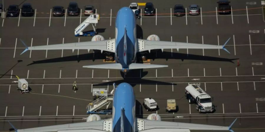 Boeing-Maschinen in Seattle