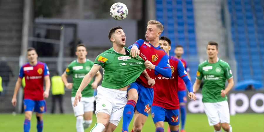 Mit dem 2:1-Sieg klettern die St.Galler an die Tabellenspitze.