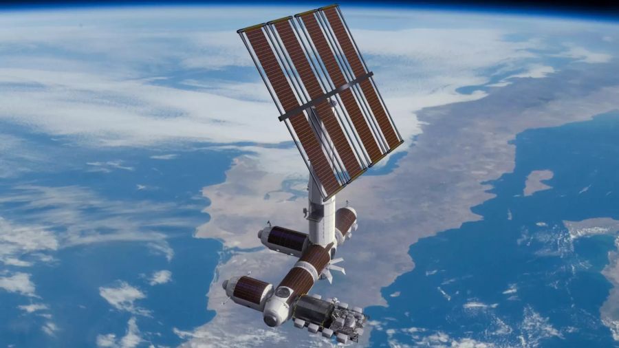 Nach dem Ende der ISS soll das Hotel – wie hier abgebildet – eigenständig im Orbit verbleiben können.