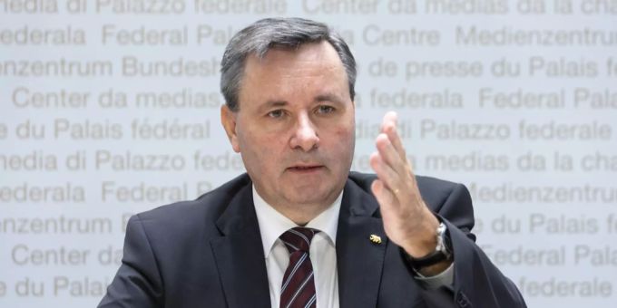Der Berner Ständerat Werner Salzmann. Werner Salzmann SVP Präsidium
