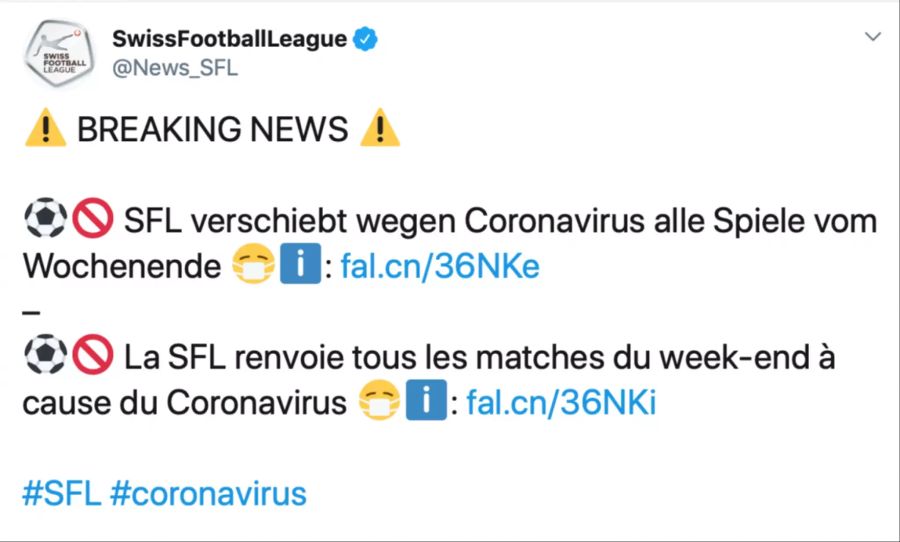 Coronavirus Super League