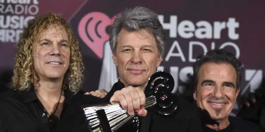 Bon-Jovi-Keyboarder David Bryan (l.): «Ich fühle mich seit einer Woche krank, aber es geht mir jeden Tag besser.»