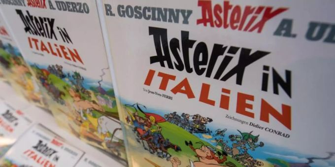 Visionär? In «Asterix in Italien» heisst der maskierte Bösewicht Coronavirus. Foto: Marijan Murat/dpa asterix