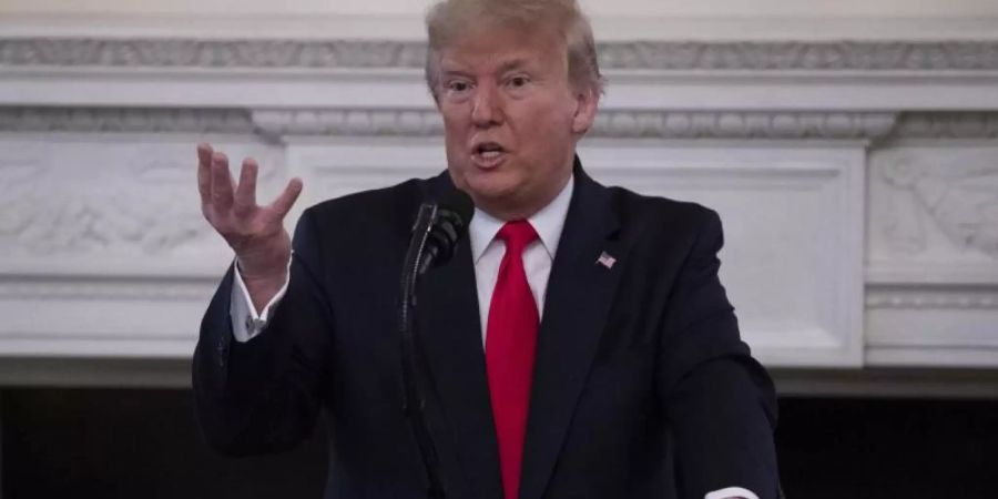 US-Präsident Trump kündigte «sehr ernsthafte» Verhandlungen mit der EU an. Foto: Alex Brandon/AP/dpa