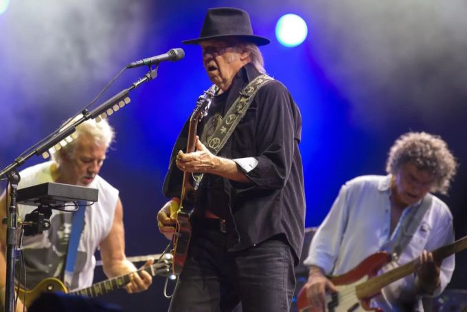 Neil Young und seine Band. neil young band