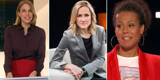 Andrea Vetsch, Barbara Lüthi und Angélique Beldner (v.l.). srf