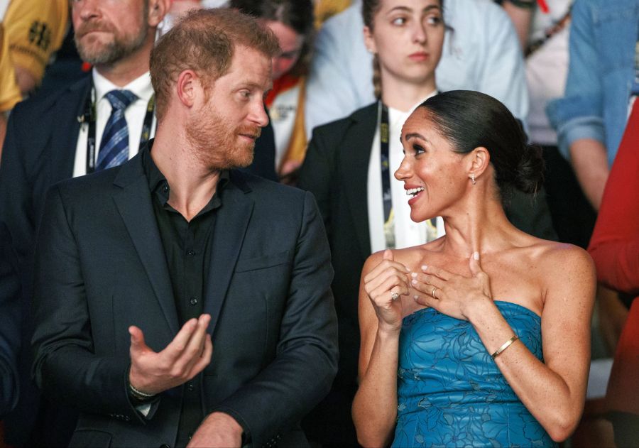 Meghan und Prinz Harry bei den Invictus Spielen.