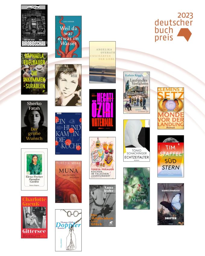 Deutscher Buchpreis 2023: Die auf der Longlist gelandeten Kandidaten. (Archivbild) Deutscher Buchpreis