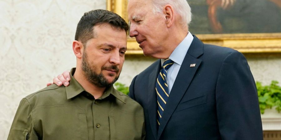 US-Präsident Joe Biden empfängt Wolodymyr Selenskyj im Weissen Haus.