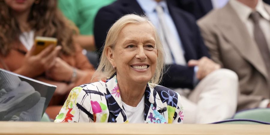 Martina Navratilova sorgte auf mit Aussagen zu trans Menschen für Wirbel.