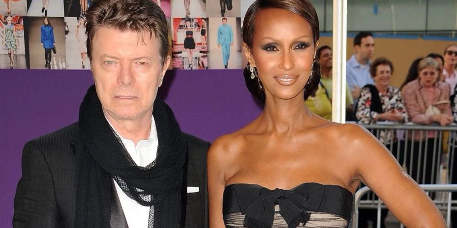 David Bowie und Iman 2010 bei einem Auftritt in New York.