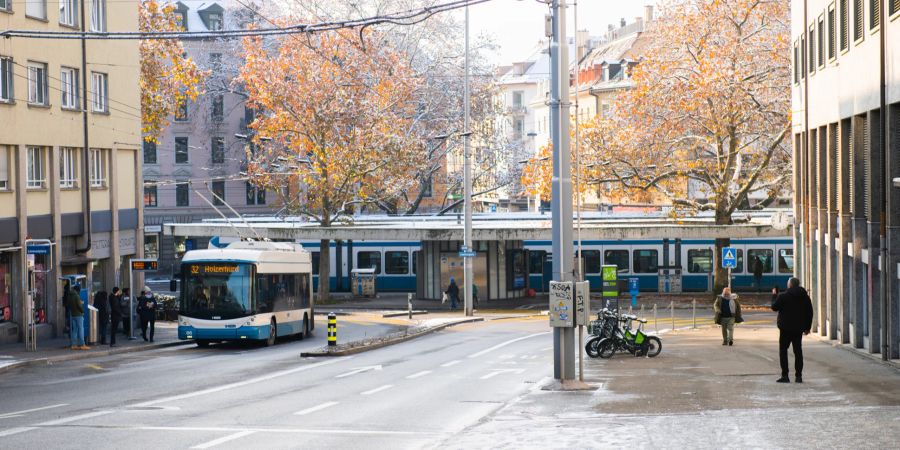 Der Limmatplatz in Zürich. - Stadt Zürich