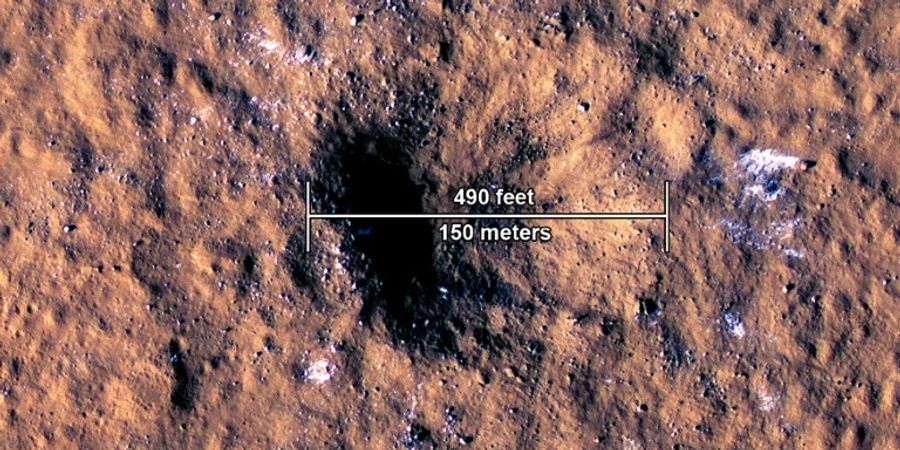 Traumziel Mars: Krater auf dem Roten Planeten