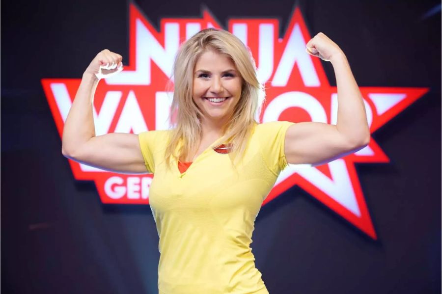 Beatrice Egli bewies schon im November Muckis bei «Ninja Warrior».