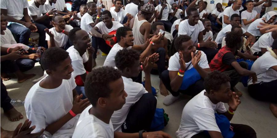 Die meisten afrikanischen Flüchtlinge versuchen von Libyen aus über das Mittelmeer nach Europa zu gelangen.