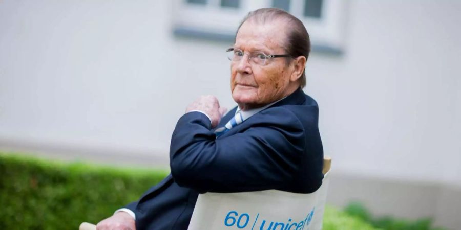 Roger Moore im Sommer 2013.