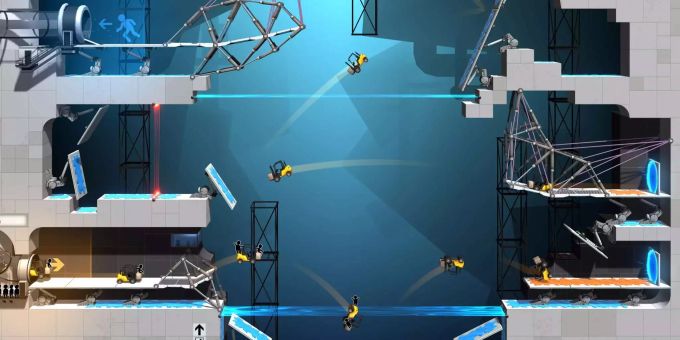«Bridge Constructor Portal» - Valves Portal fusioniert mit Indiespiel