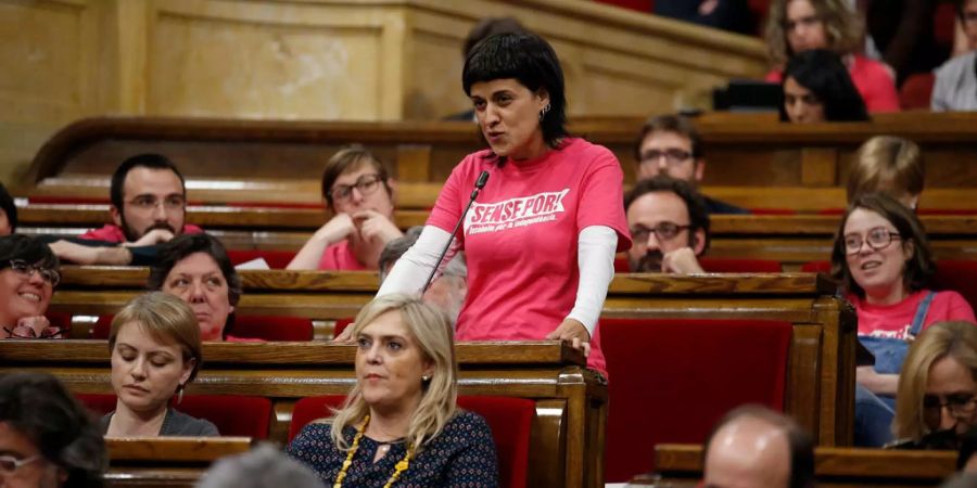 Anna Gabriel suchte am Montag Schutz in der Schweiz.