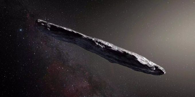 Eine künstlerische Darstellung von «Oumuamua». Oumuamua Alien Raumschiff