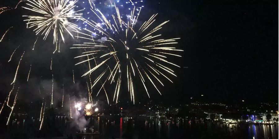 Der Abend wurde mit einem grossen Feuerwerk über dem Luzerner Seebecken abgerundet.