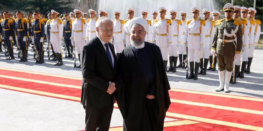 Der Ex-Bundespräsident  Johann Schneider-Ammann hatte Ruhani 2016 zum Gegenbesuch eingeladen.