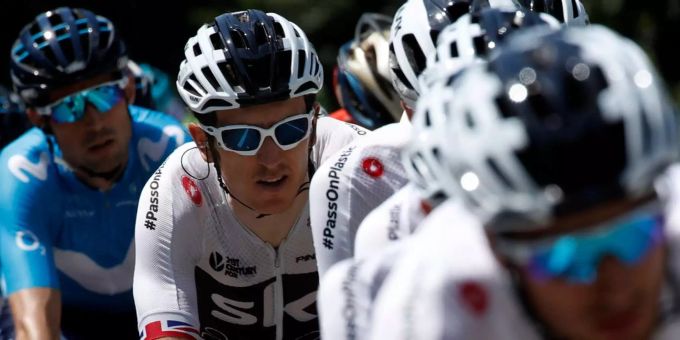 Der Waliser Geraint Thomas gewinnt die 11. Etappe der Tour de France. Der Waliser Geraint Thomas gewinnt die 11. Etappe der Tour de France.