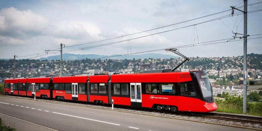 Tango auf Bahnstrecke unterwegs - zvg Appenzeller Bahnen