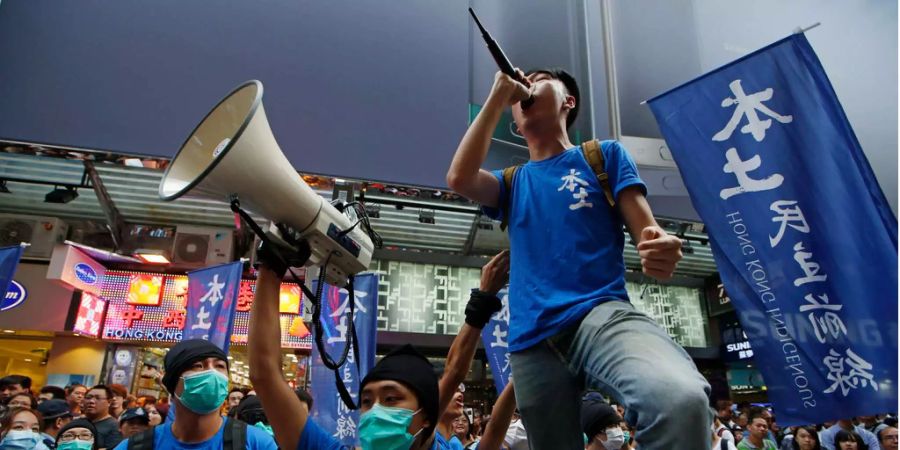 Am Tag der Inhaftierung von Edward Leung kam es in Hongkong zu Ausschreitungen.