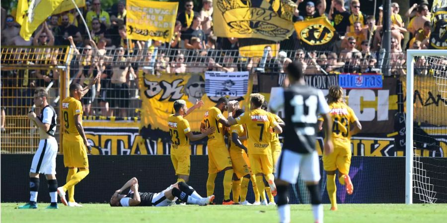 In brütender Hitze entscheiden die Young Boys das Spiel gegen Lugano für sich.