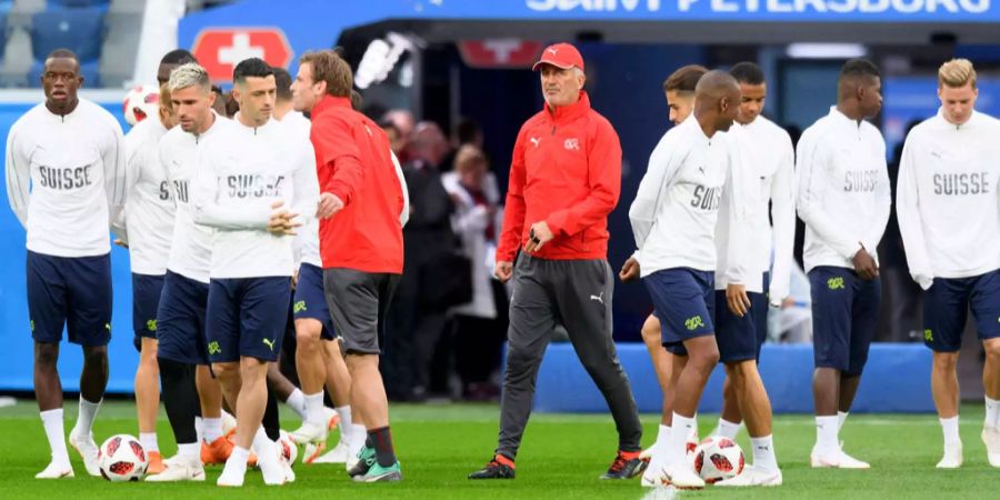 Vladimir Petkovic bei einem Nati-Training.