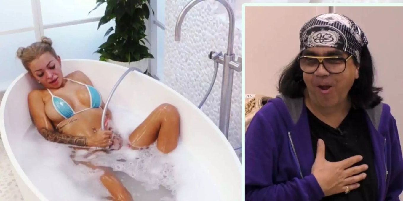 Mike Shiva erwischt Katja bei Promi Big Brother in Badewanne