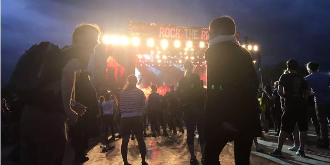 Tanzen kommt am Rock the Ring nicht zu kurz. Tanzen kommt am Rock the Ring nicht zu kurz.