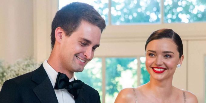 Miranda Kerr und Evan Spiegel. Evan Spiegel Miranda Kerr