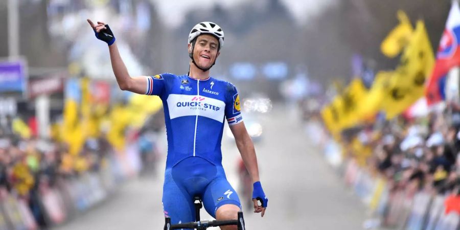 Niki Terpstra ging bei der Flandern-Rundfahrt als Sieger hervor.