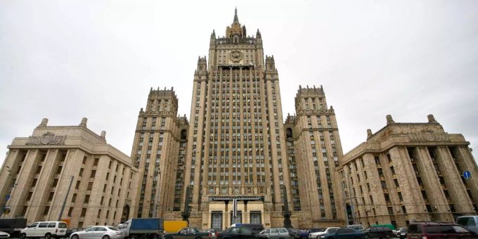 Das russische Aussenministerium. Das russische Aussenministerium.
