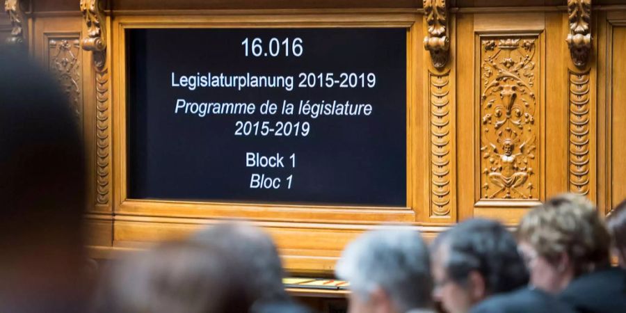 Die Legislaturplanung soll effizienter werden (Archivbild).