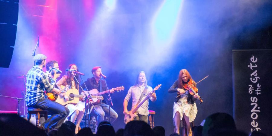 Stammband Pigeons on the Gate im September 2017 (Bild: Irish Openair Toggenburg, Ivan Louis)