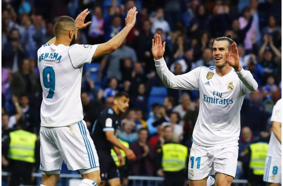 Die Madrilenen sind in Form für den Champions-League-Final: Gleich mit 6:0 wird Celta Vigo weggefegt, und das ohne Superstar Cristiano Ronaldo. Dafür glänzt Gareth Bale mit einem Doppelpack in der ersten halben Stunde.